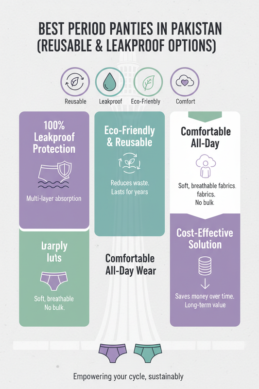 Best Period Panties in Pakistan (Reusable & Leakproof Options)